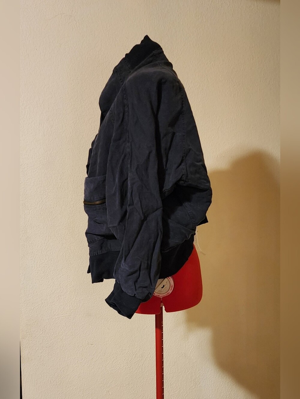 🔥NWT Young Fabulous & Broke Fara Convertible Upside Down Bomber Jacket - Size L - Picture 5 of 7